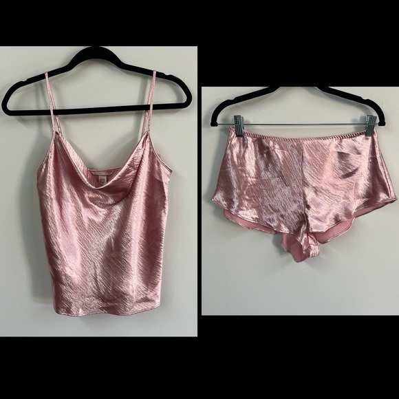 Victoria’s Secret Cowl Neck Satin Pajama Set - Picture 2 of 11